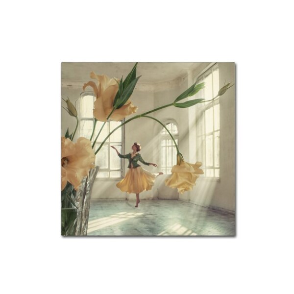 Trademark Fine Art David Dubnitskiy 'Flower Dress' Canvas Art